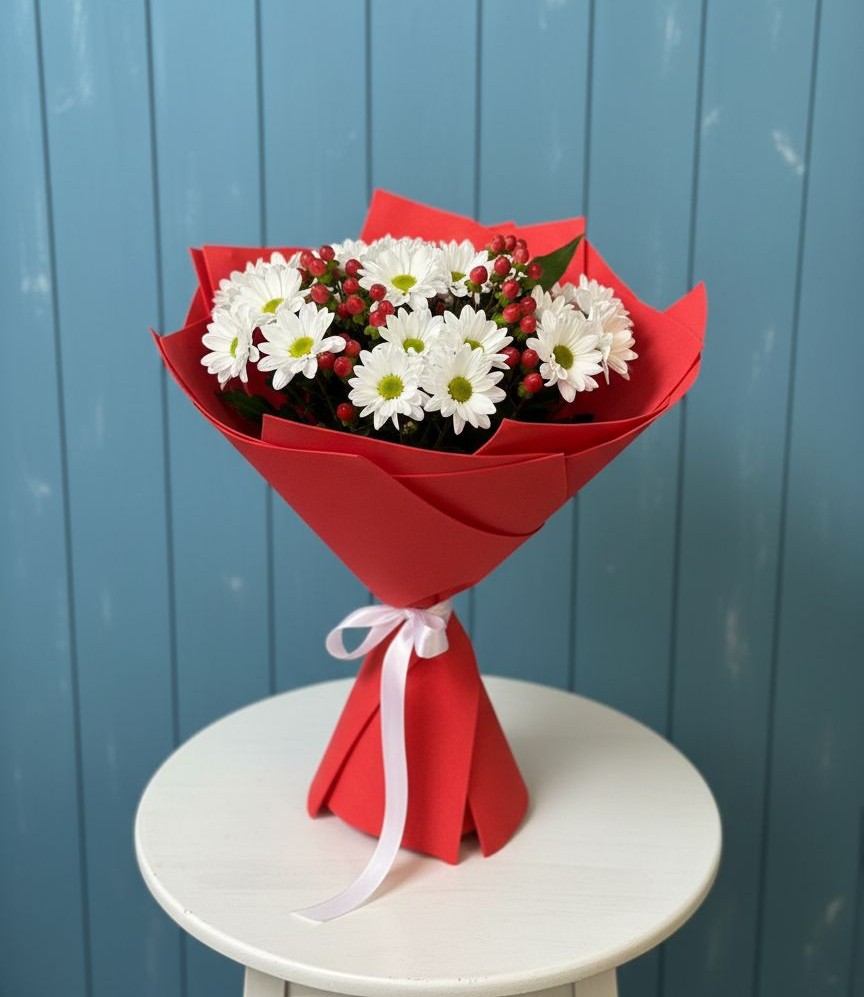 Букет цветов из: Хризантемы в Валуйках