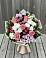 Букет цветов из: Альстромерии, Гвоздики, Розы и Хризантемы в Валуйках
