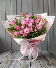 Букет Розовый кустик в Валуйках