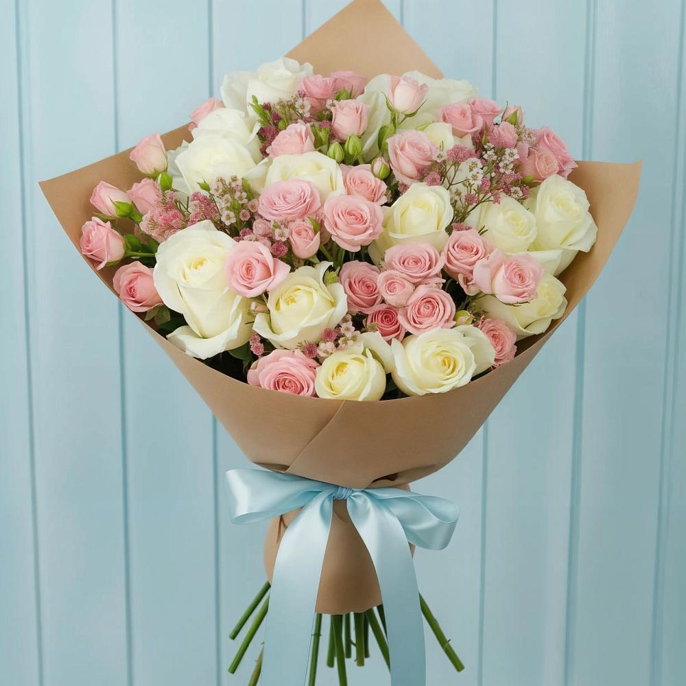 Букет цветов из: Розы в Валуйках