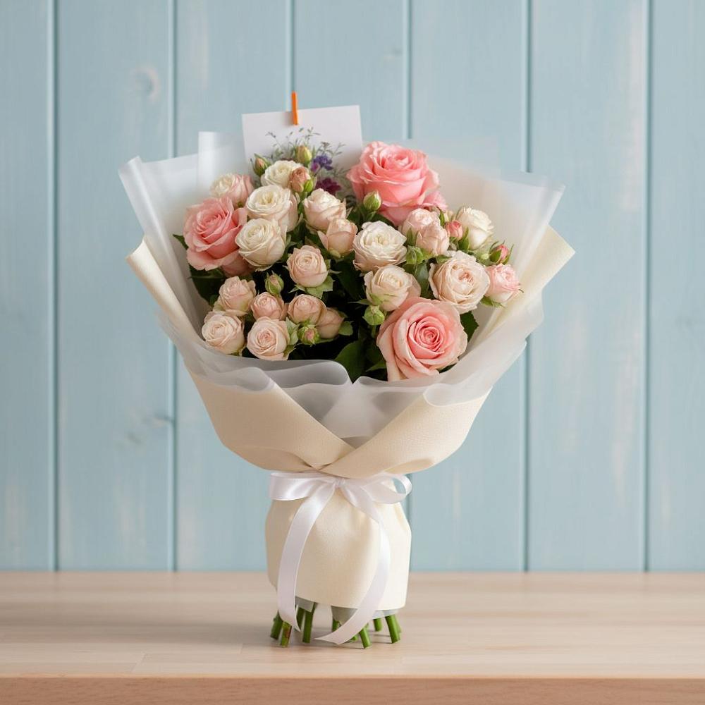 Букет цветов из: Розы в Валуйках