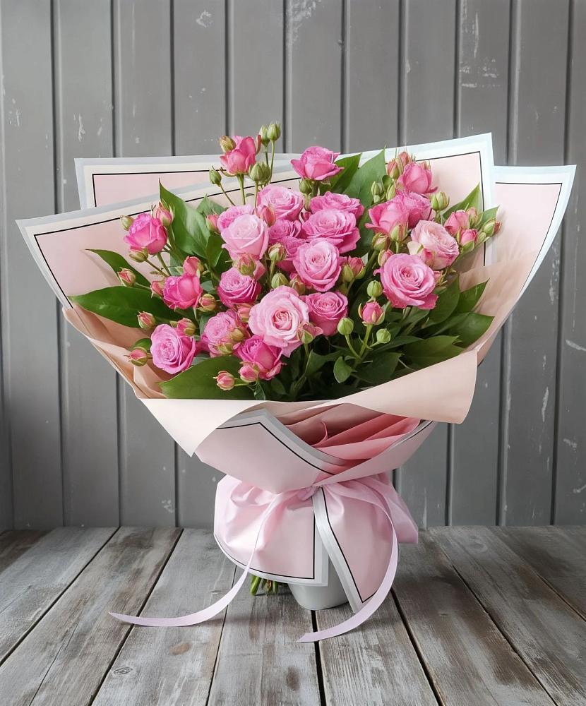 Букет Розовый кустик в Валуйках