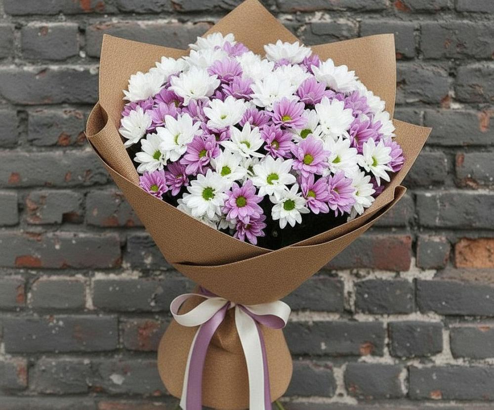 Букет цветов из: Хризантемы в Валуйках