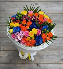 Букет цветов из:  Розы и Хризантемы в Валуйках