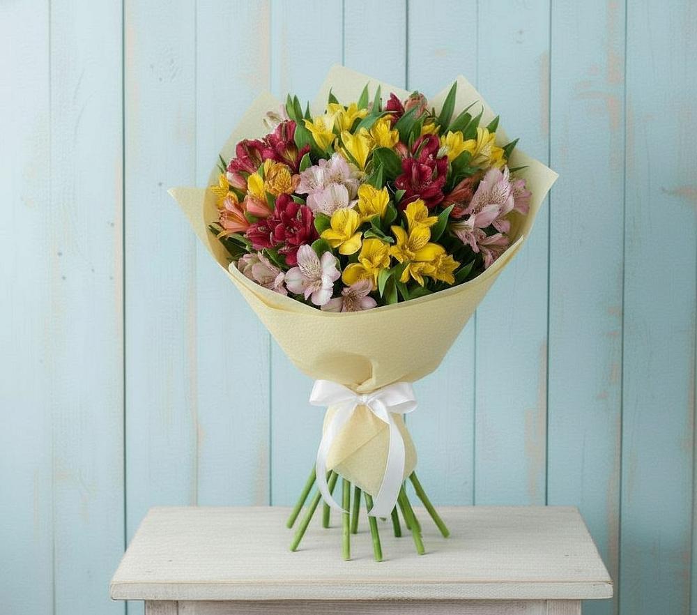 Букет цветов из: Альстромерии в Валуйках