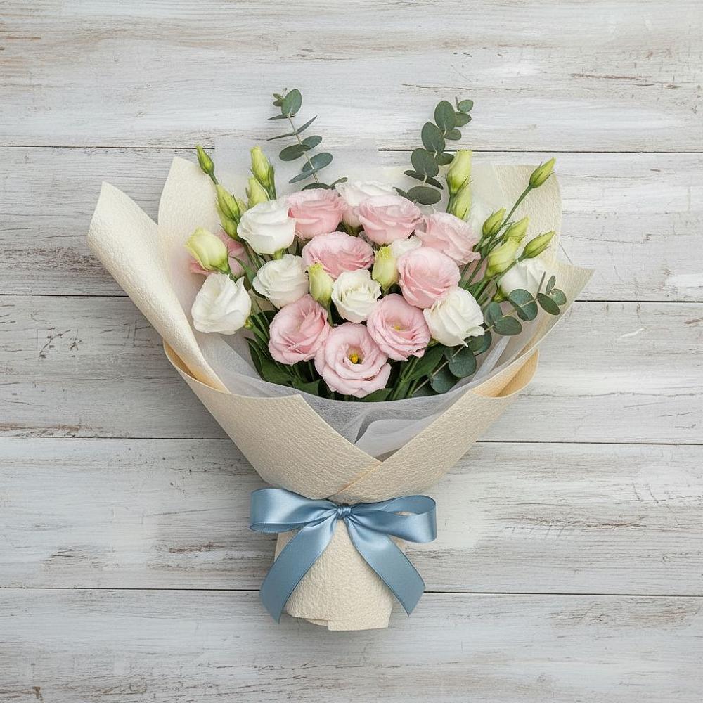 Букет цветов из: Лизиантусы в Валуйках